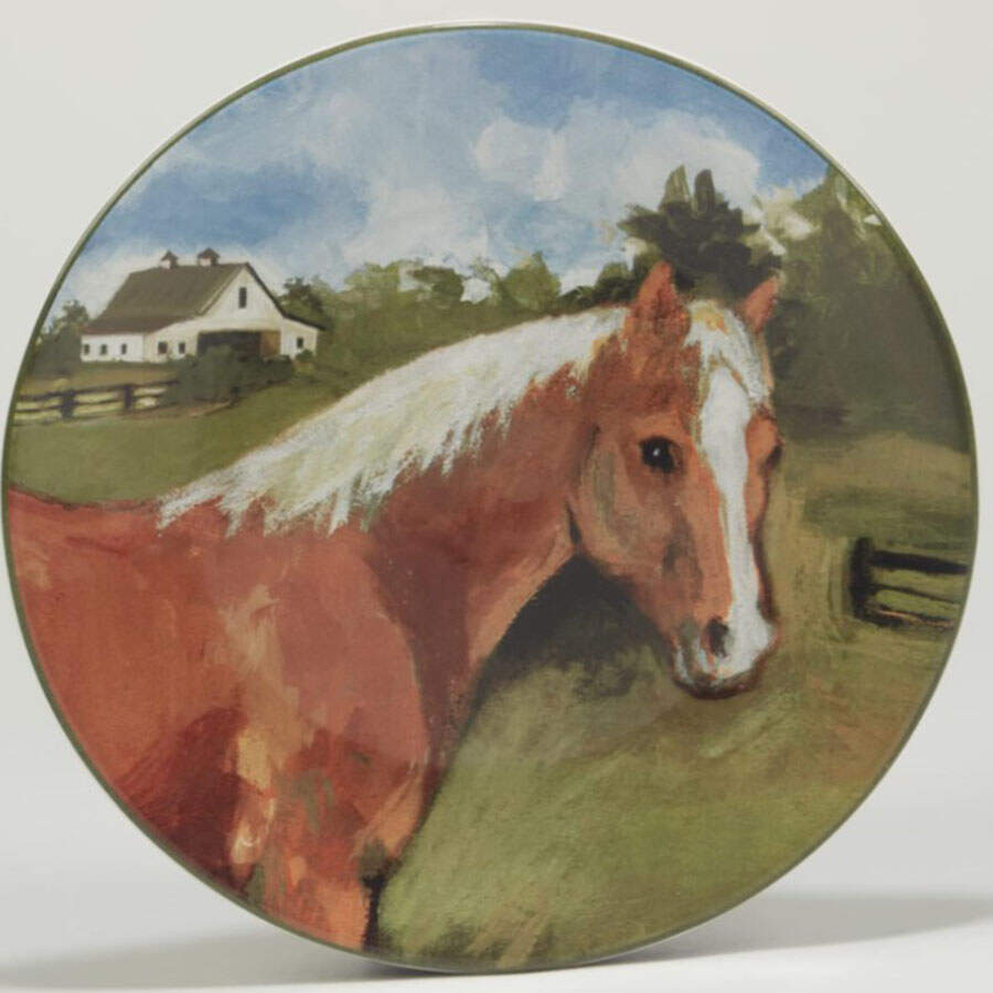 York Stables Salad/Dessert Plate by Certified International-1