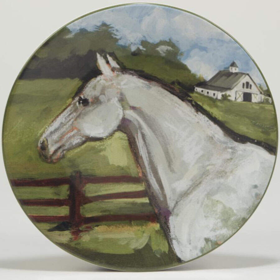 York Stables Salad/Dessert Plate by Certified International-1