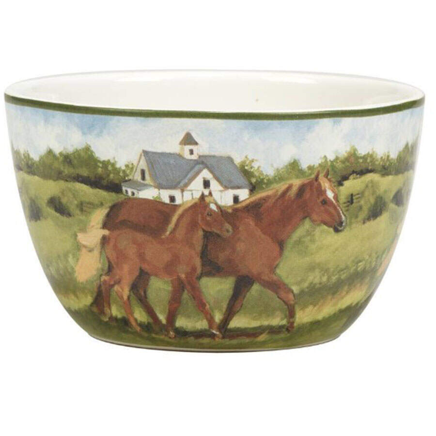 York Stables Individual Ice Cream/Dip Bowl by Certified International-1
