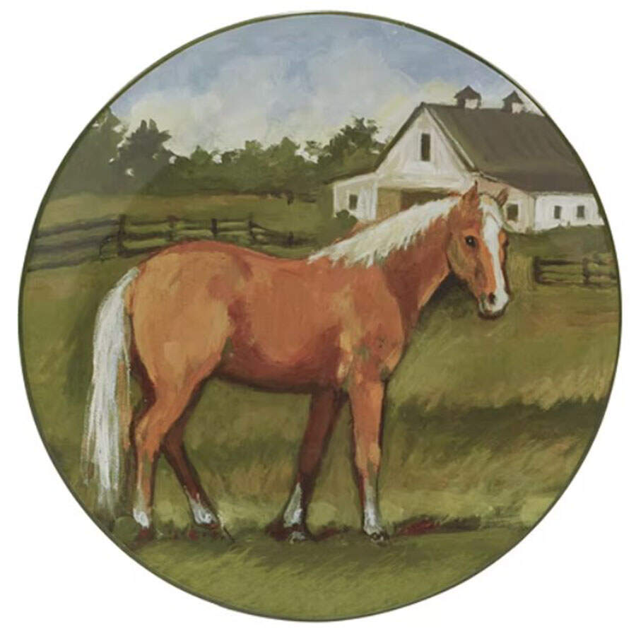 York Stables Dinner Plate by Certified International-1