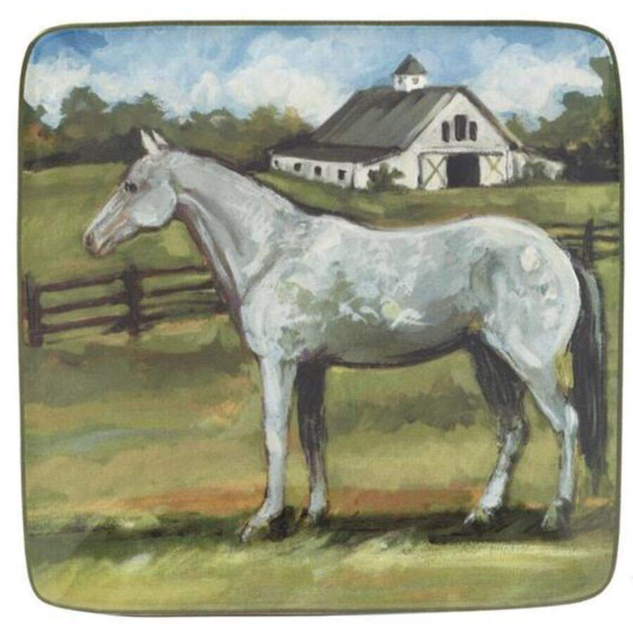 York Stables Canape Plate by Certified International-1