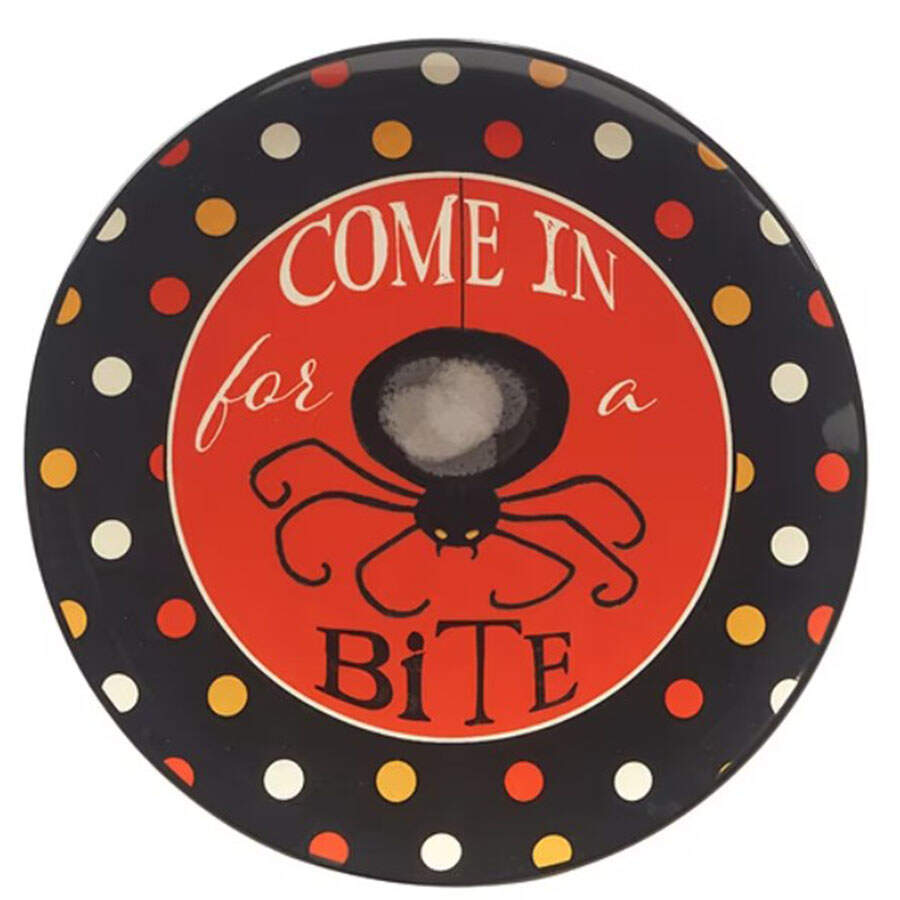 Spooky Halloween Salad/Dessert Plate by Certified International-1