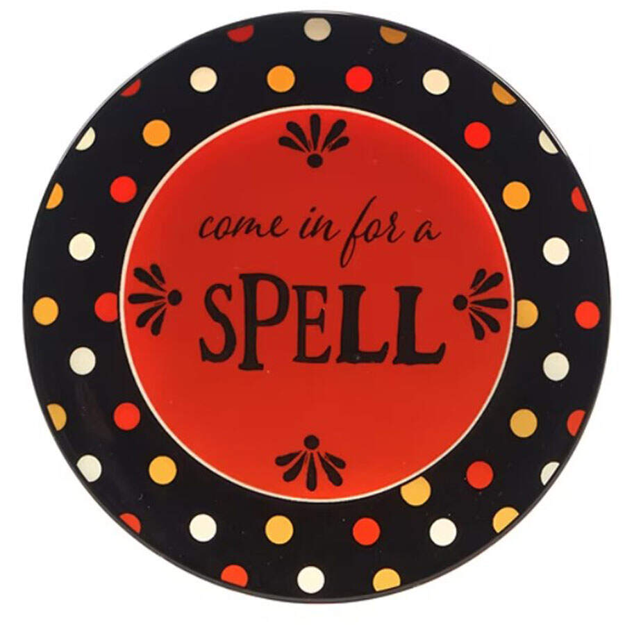 Spooky Halloween Canape Plate by Certified International-1