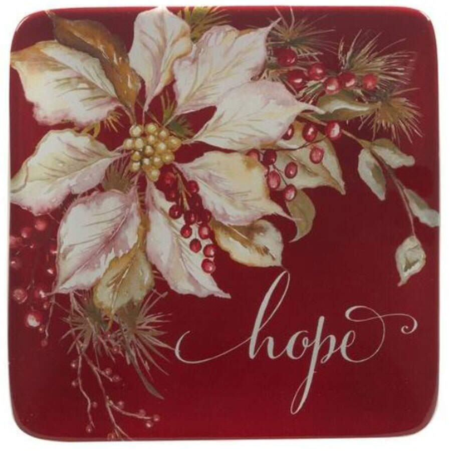 Winter's Joy Canape Plate by Certified International-1