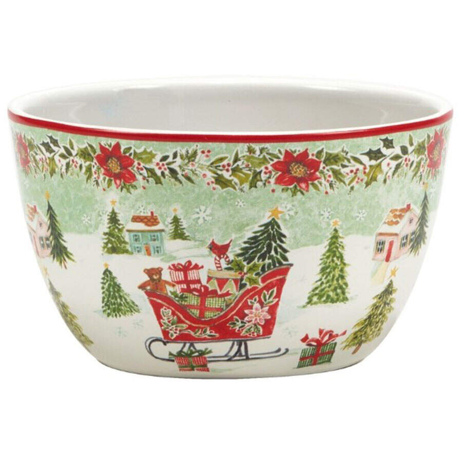 Joy of Christmas Individual Ice Cream/Dip Bowl by Certified International-1