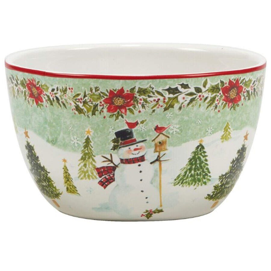 Joy of Christmas Individual Ice Cream/Dip Bowl by Certified International-1