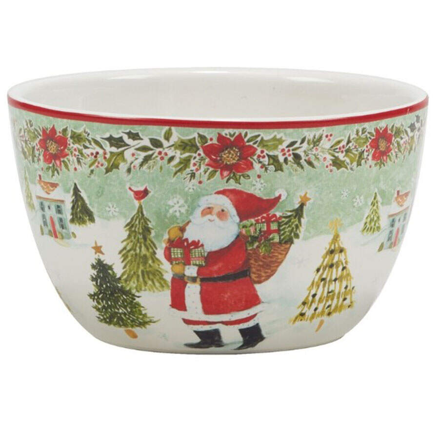 Joy of Christmas Individual Ice Cream/Dip Bowl by Certified International-1