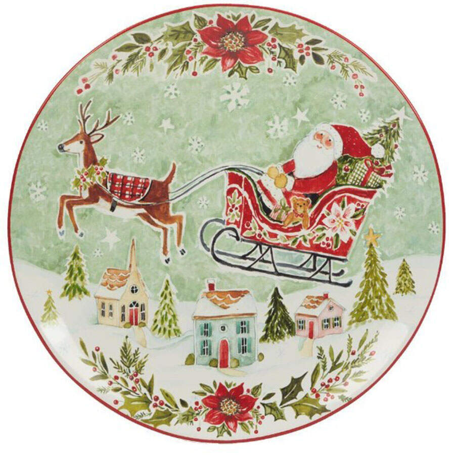 Joy of Christmas Dinner Plate by Certified International-1