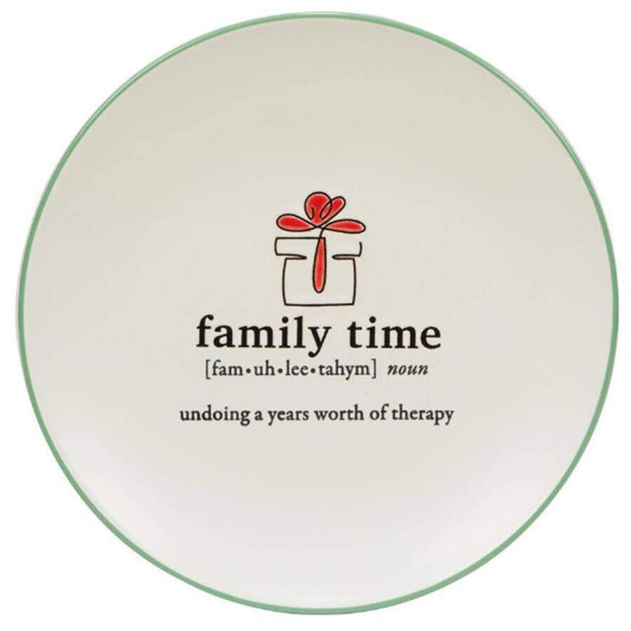 Christmas Fun Green Dessert/Pie Plate by Certified International-1