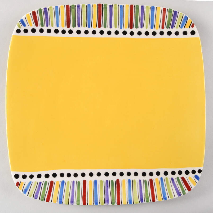 CX883 Square Dinner Plate by China (Made in China)-1