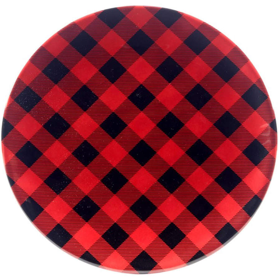 Red Buffalo Plaid (Melamine) Salad Plate by Certified International-1