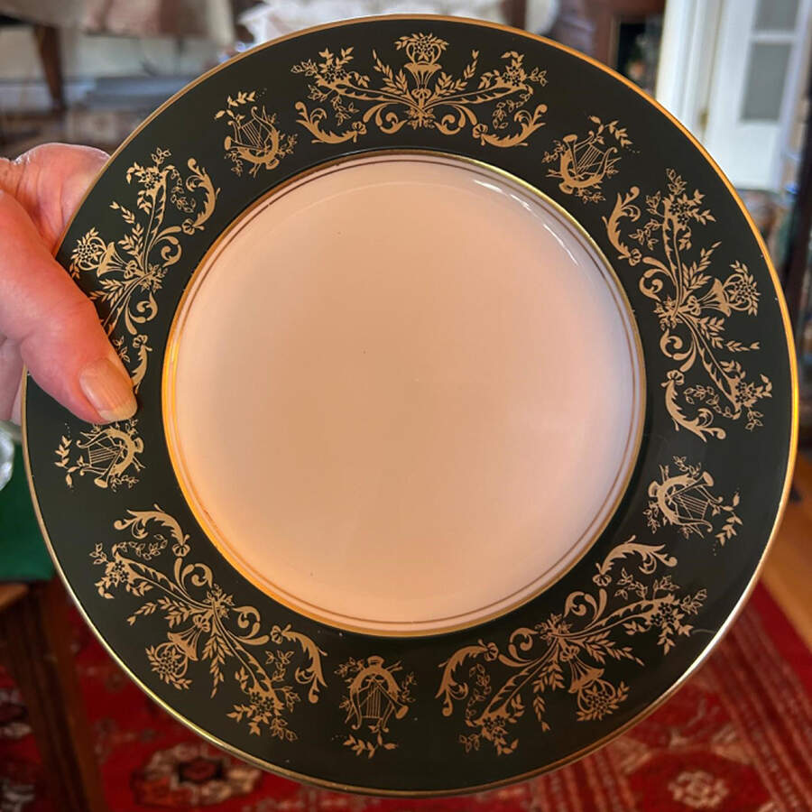 Allegro Green Dinner Plate by Coalport-1