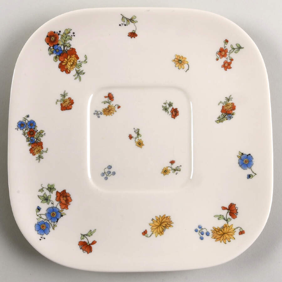 CXB16 Square Cake Plate by Coxon Belleek-1