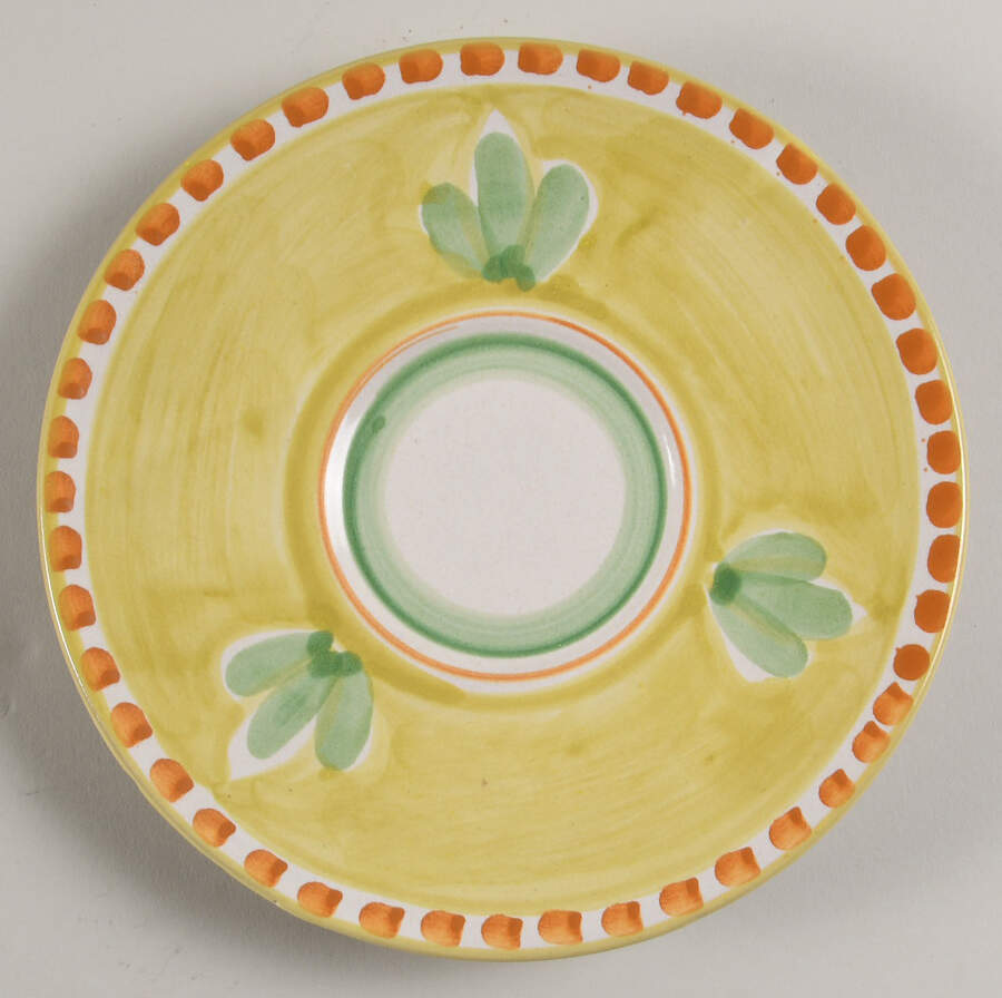 Campagna-Chicken Saucer for Flat Cup by Ceramica Artistica (CAS Vietri)-1