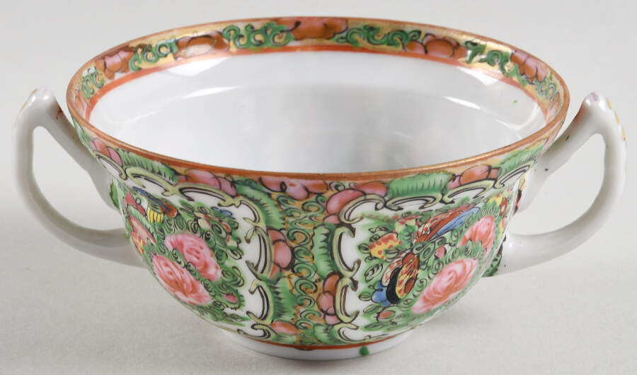 Rose Medallion (No People) Mini Sugar Bowl No Lid by China (Made in China)-1