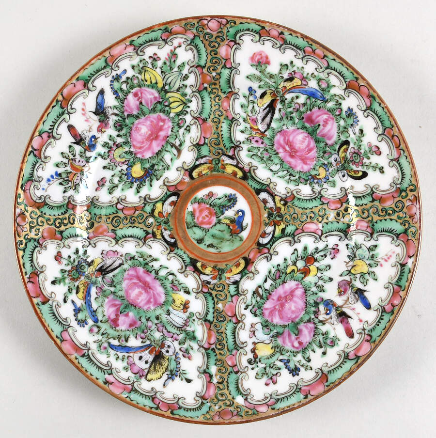 Rose Medallion (No People) Salad Plate by China (Made in China)-1