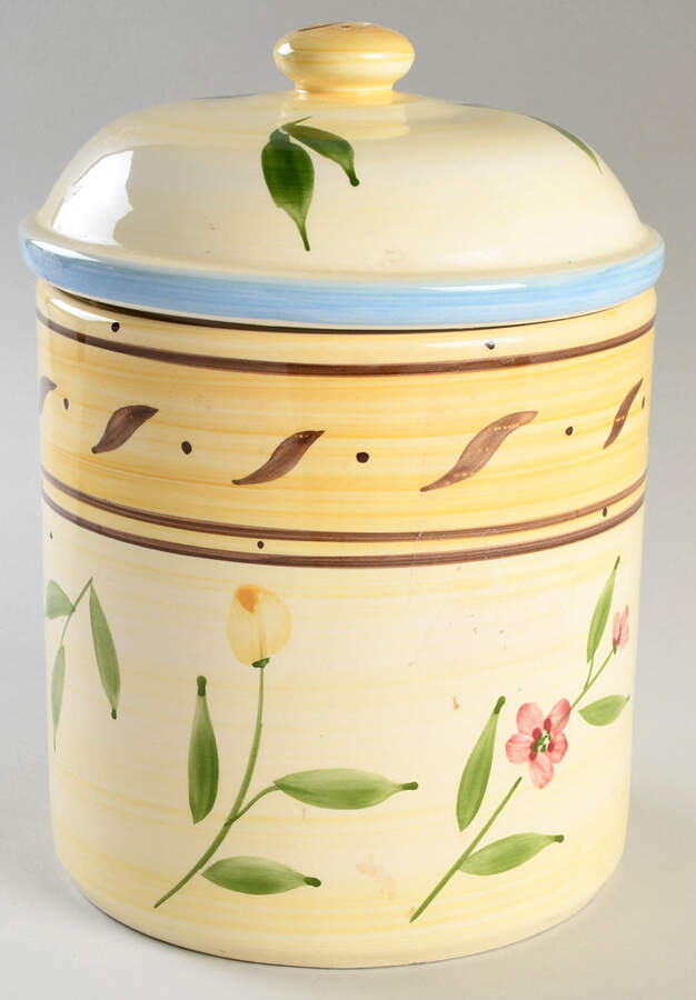 Wildflowers Extra Large Canister & Lid by Certified International-1