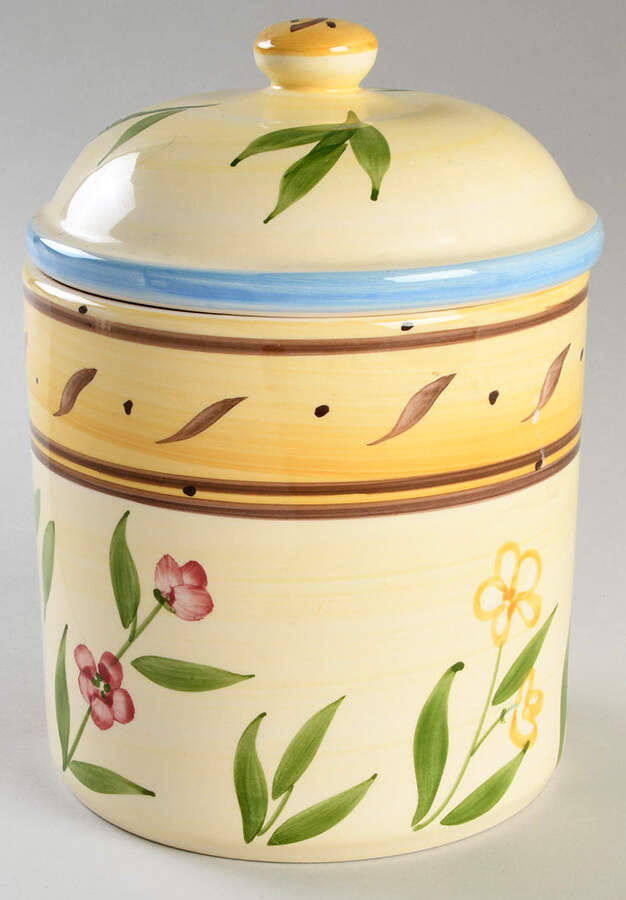 Wildflowers Large Canister & Lid by Certified International-1