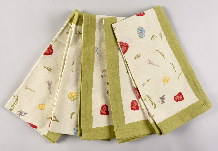 Table Linens & Accessories (6 Pack) 19" x 19" Springfields Multi French Cloth Napkin by Couleur Nature-1