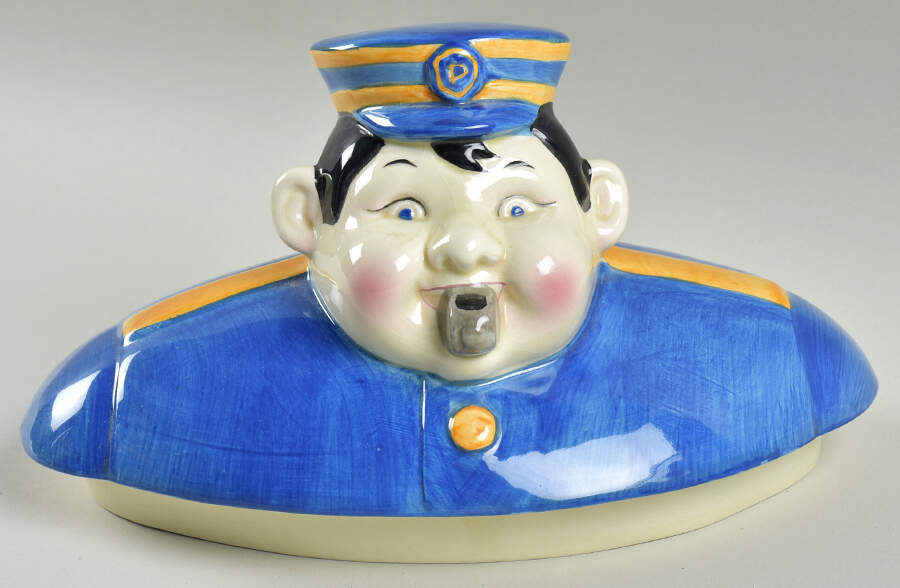 Cookie Patrol Lid for Cookie Jar by Clay Art-1