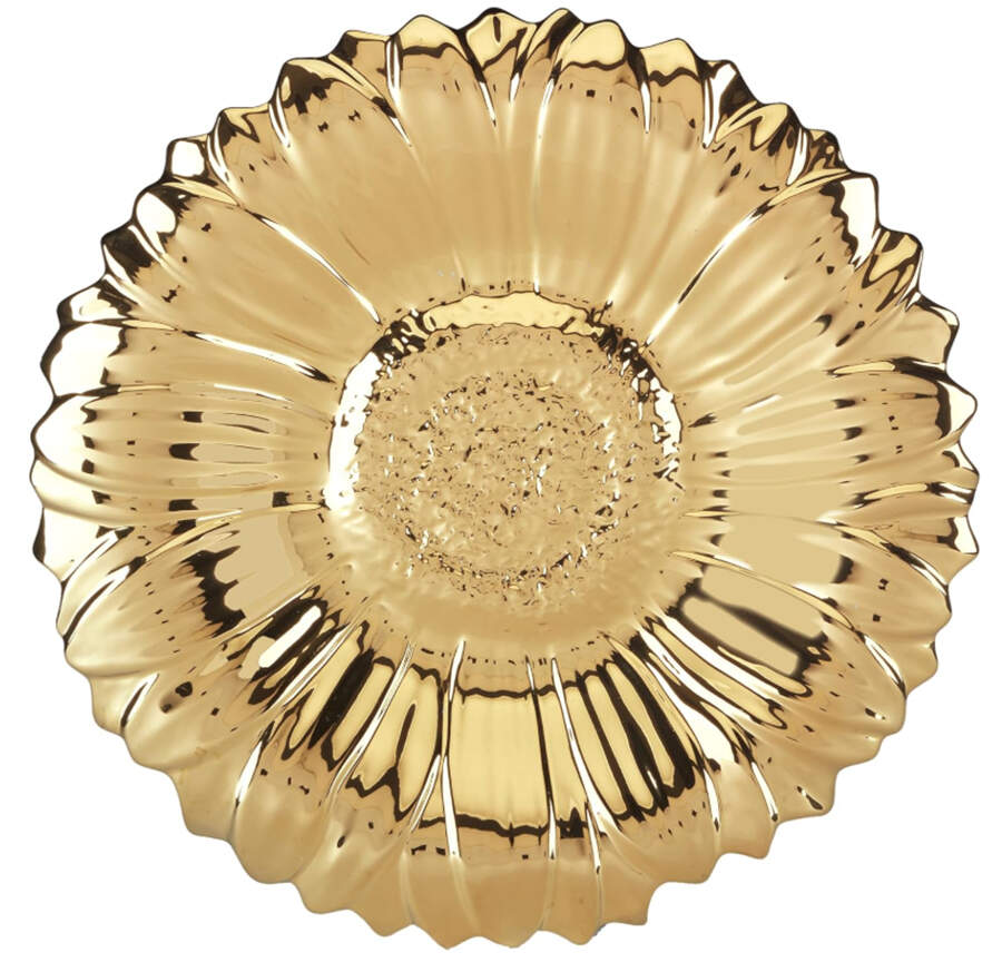 Gold Coast Sunflower 15" Chop Plate (Round Platter) by Certified International-1