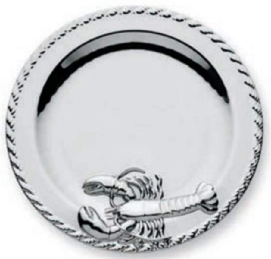 Silver Coast Coastal 13" Round Platter by Certified International-1