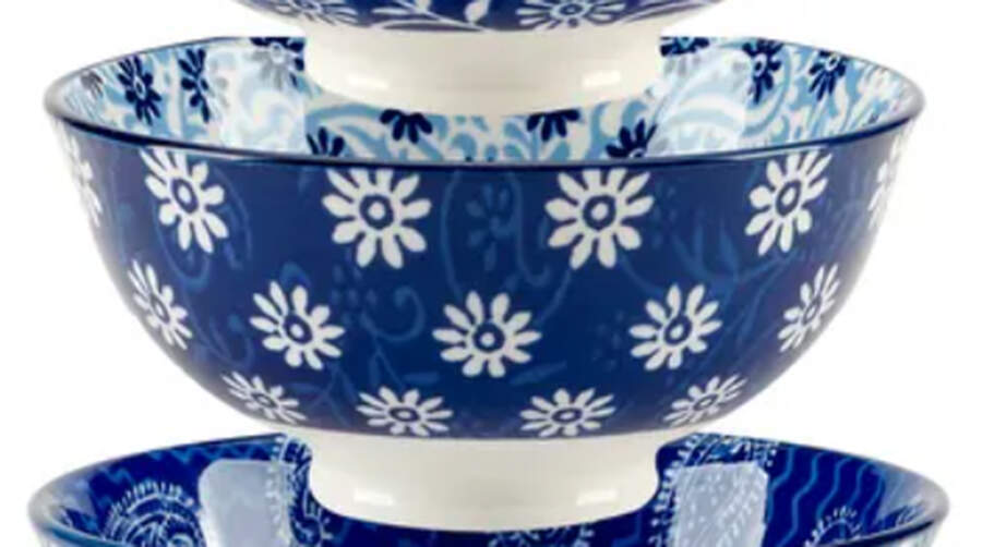 Carnival Blue 4" All Purpose Bowl by Certified International-1