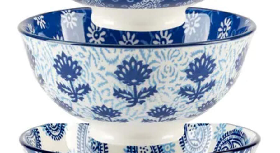 Carnival Blue 4" All Purpose Bowl by Certified International-1