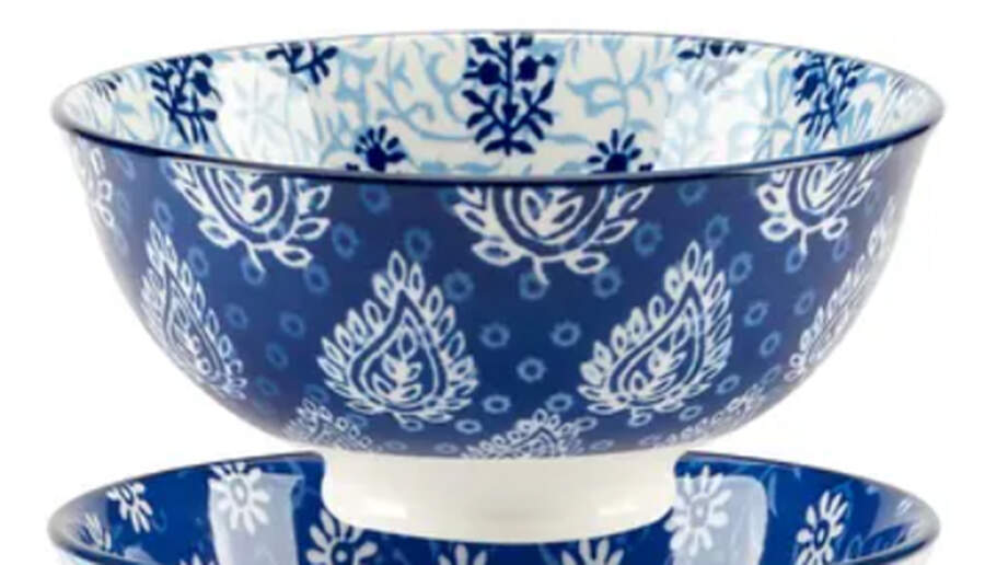 Carnival Blue 4" All Purpose Bowl by Certified International-1