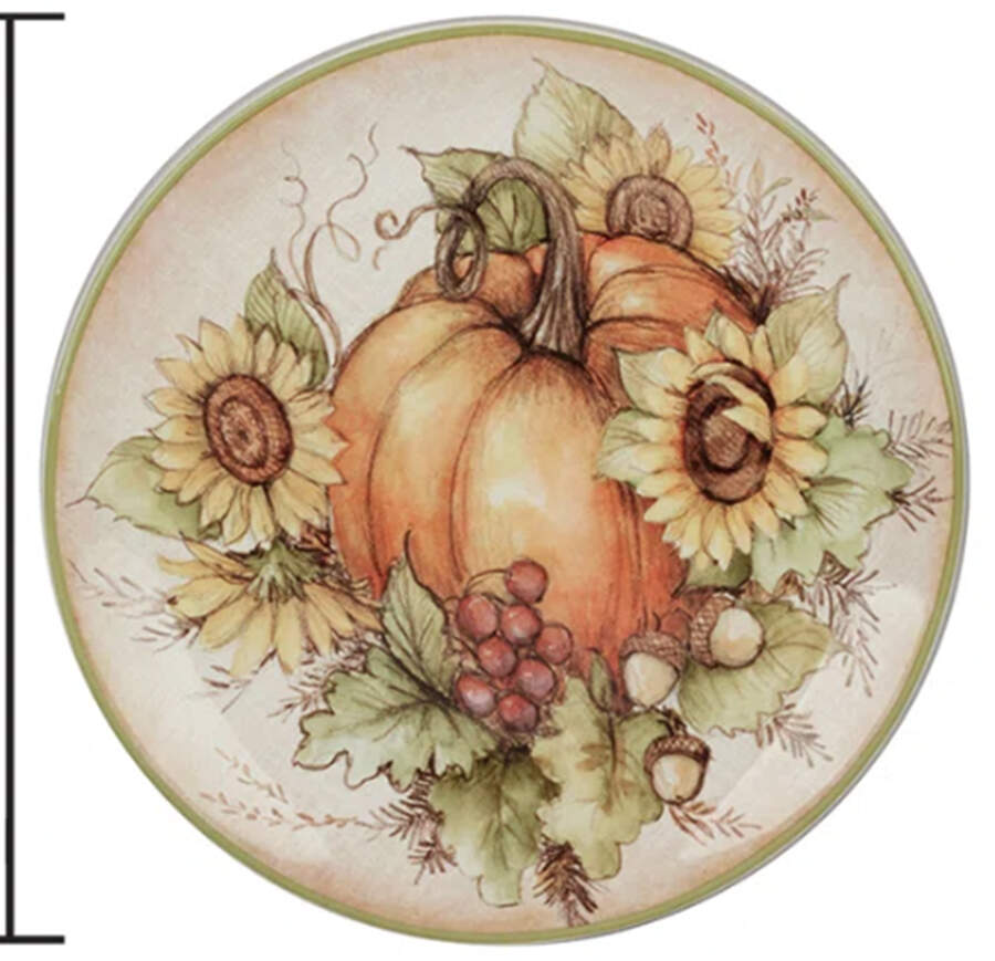Autumn Breeze Salad Plate by Certified International-1