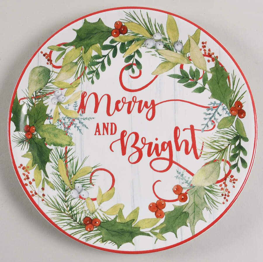 Winter Greens Dessert/Pie Plate by Certified International-1