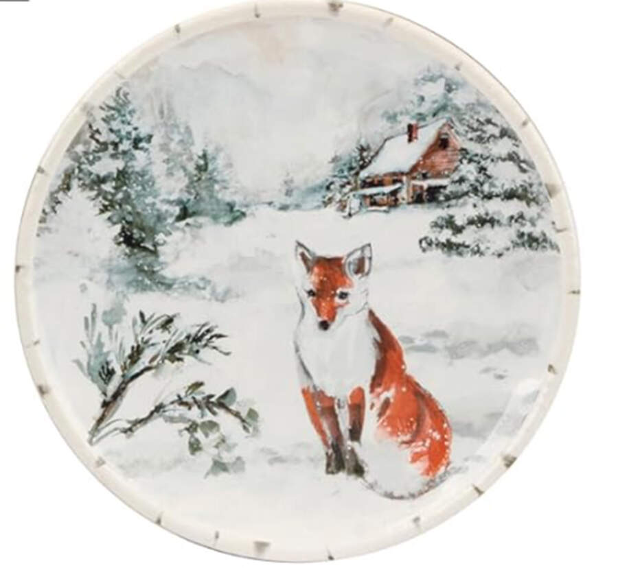 Winter's Frost Dessert/Pie Plate by Certified International-1