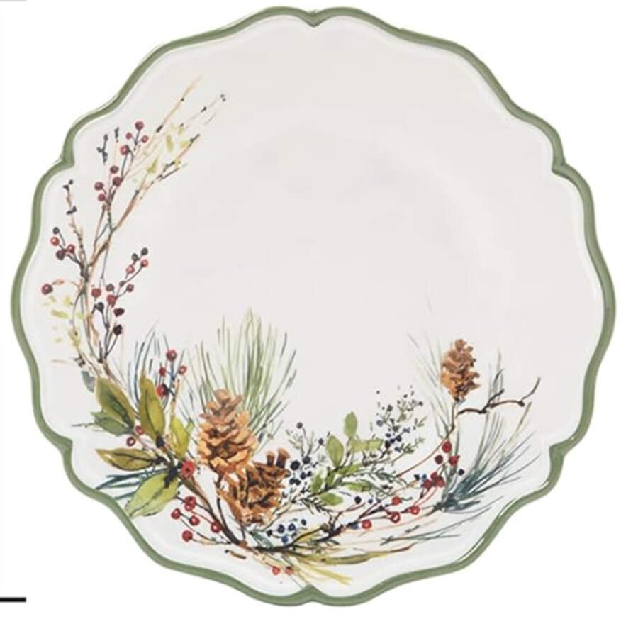 Winters Forest (Melamine) Salad Plate by Certified International-1