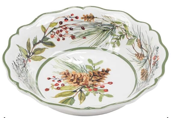 Winters Forest (Melamine) 8" All Purpose Bowl by Certified International-1