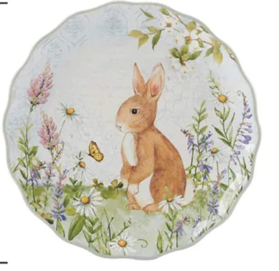 Easter Meadow Dessert/Pie Plate by Certified International-1