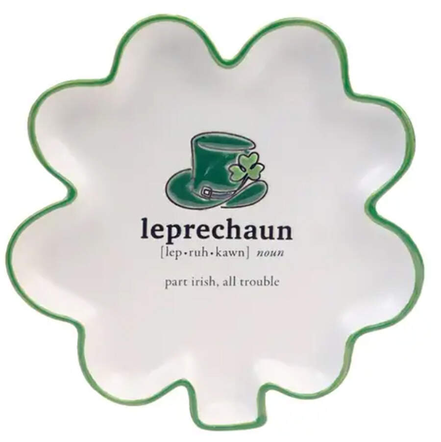 St. Patrick's Day Tidbit Plate by Certified International-1