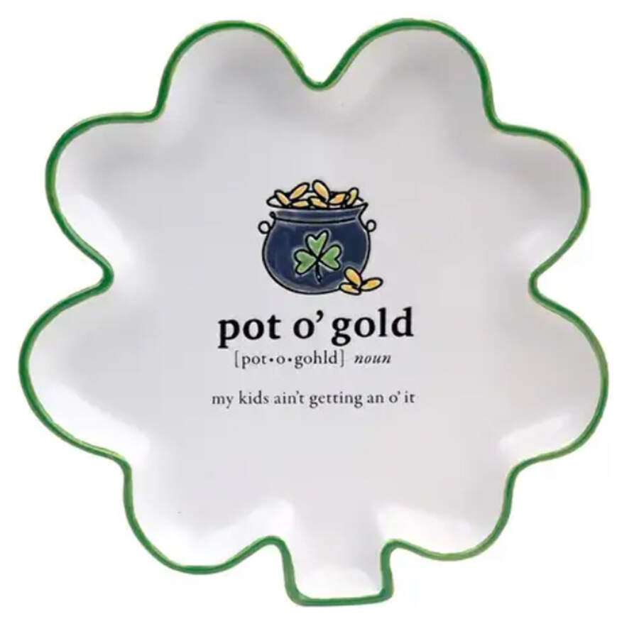St. Patrick's Day Tidbit Plate by Certified International-1