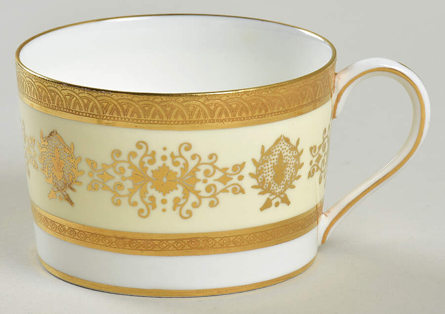 Lady Anne Ivory Flat Cup by Coalport-1