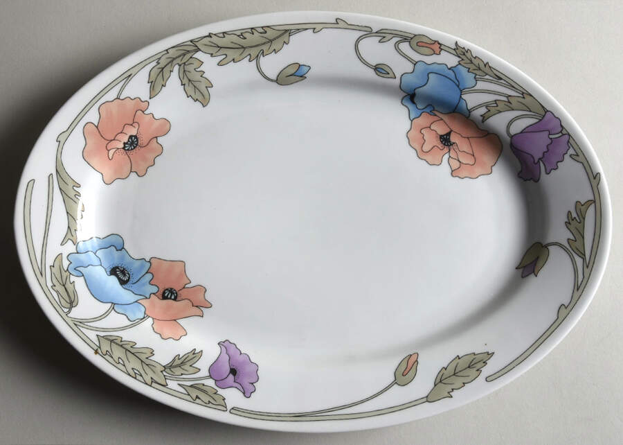 Ambrosia 12" Oval Serving Platter by Cuthbertson-1