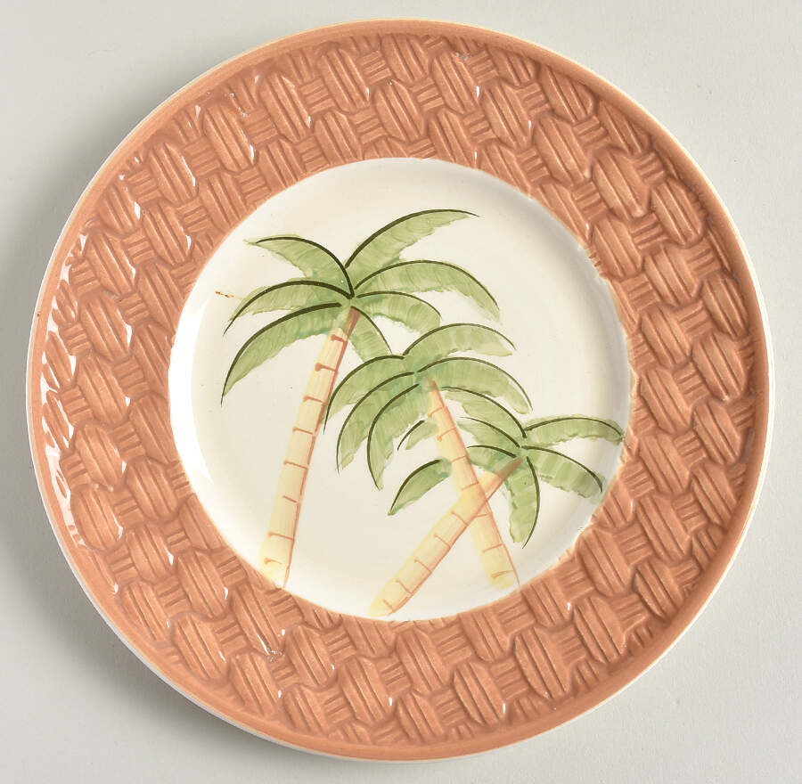 Caribe Breeze Salad Plate by Cambridge Potteries-1
