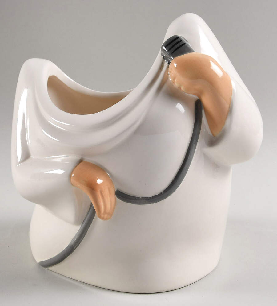 Cookie Jars Figural Cookie Jar No Lid by Clay Art-1
