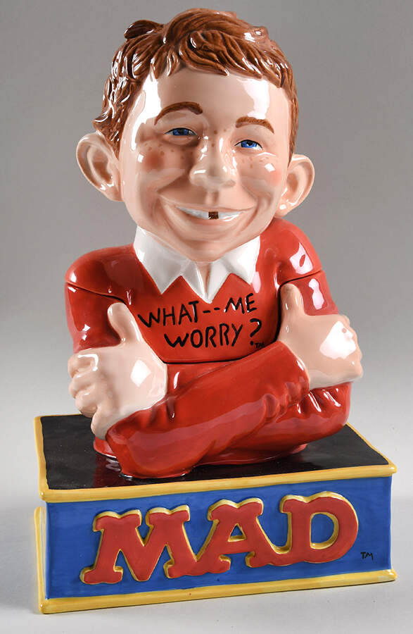 Cookie Jars Figural Cookie Jar & Lid by Clay Art-1