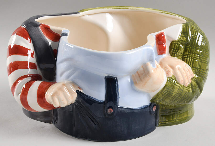 Cookie Jars Figural Cookie Jar No Lid by Clay Art-1