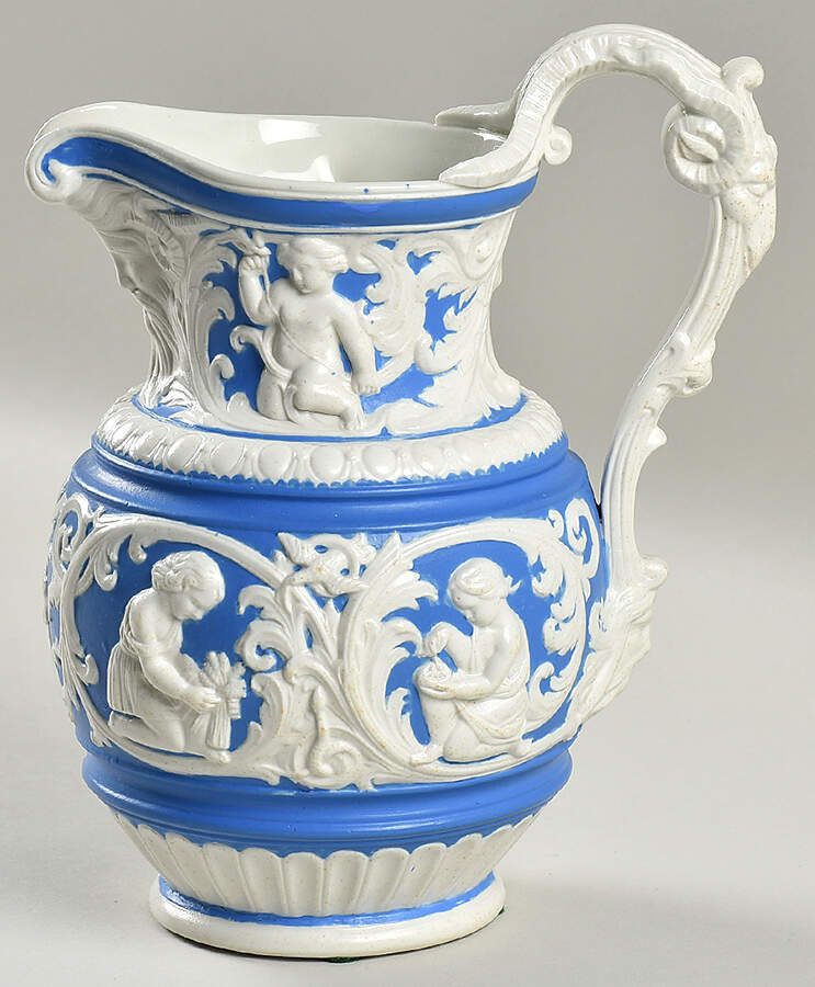 Four Seasons 34 Oz Jug by Charles Meigh & Sons-1