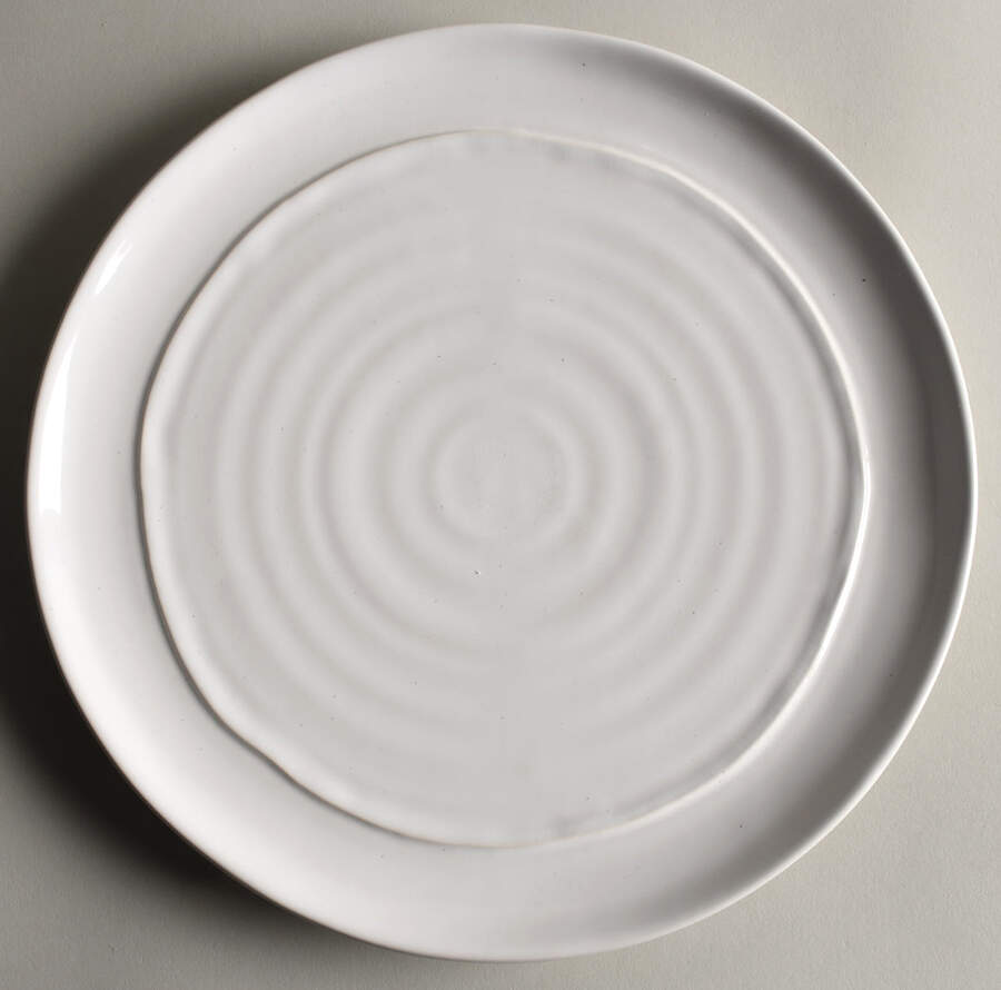 Firenze-White Dinner Plate by Ceramiche Noi-1