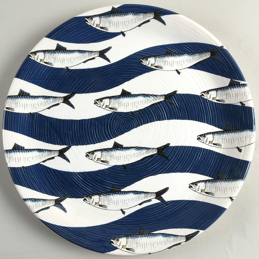 C0R11 12" Chop Plate (Round Platter) by Ceramicheitalia-1
