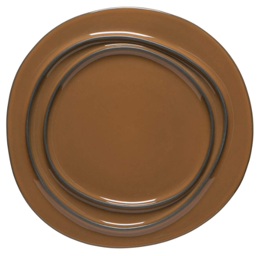 Ambar-Caramel Dinner Plate by Costa Nova China-1