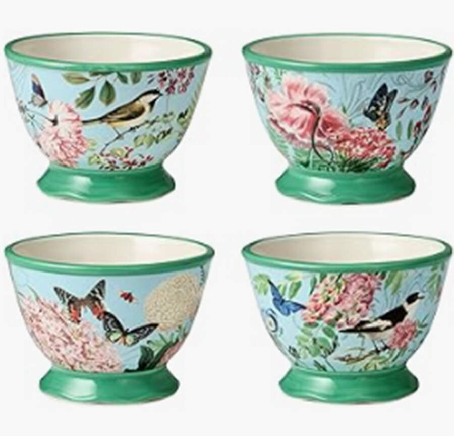 Flora Individual Ice Cream/Dessert Bowl by Certified International-1