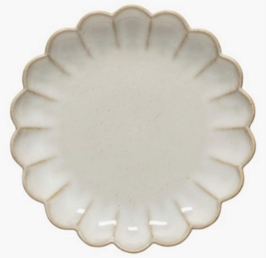 Marrakesh Sable Blanc (White) Salad/Dessert Plate by Costa Nova China-1