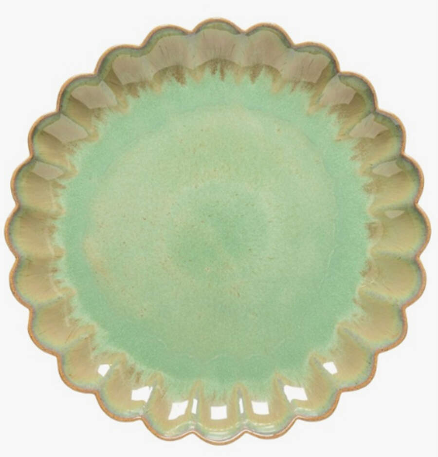 Marrakesh Eucalyptus (Green) Dinner Plate by Costa Nova China-1